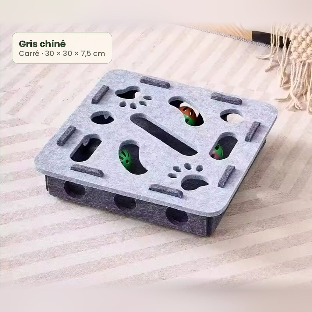 Puzzle pour chat en feutre, stimulation mentale et physique