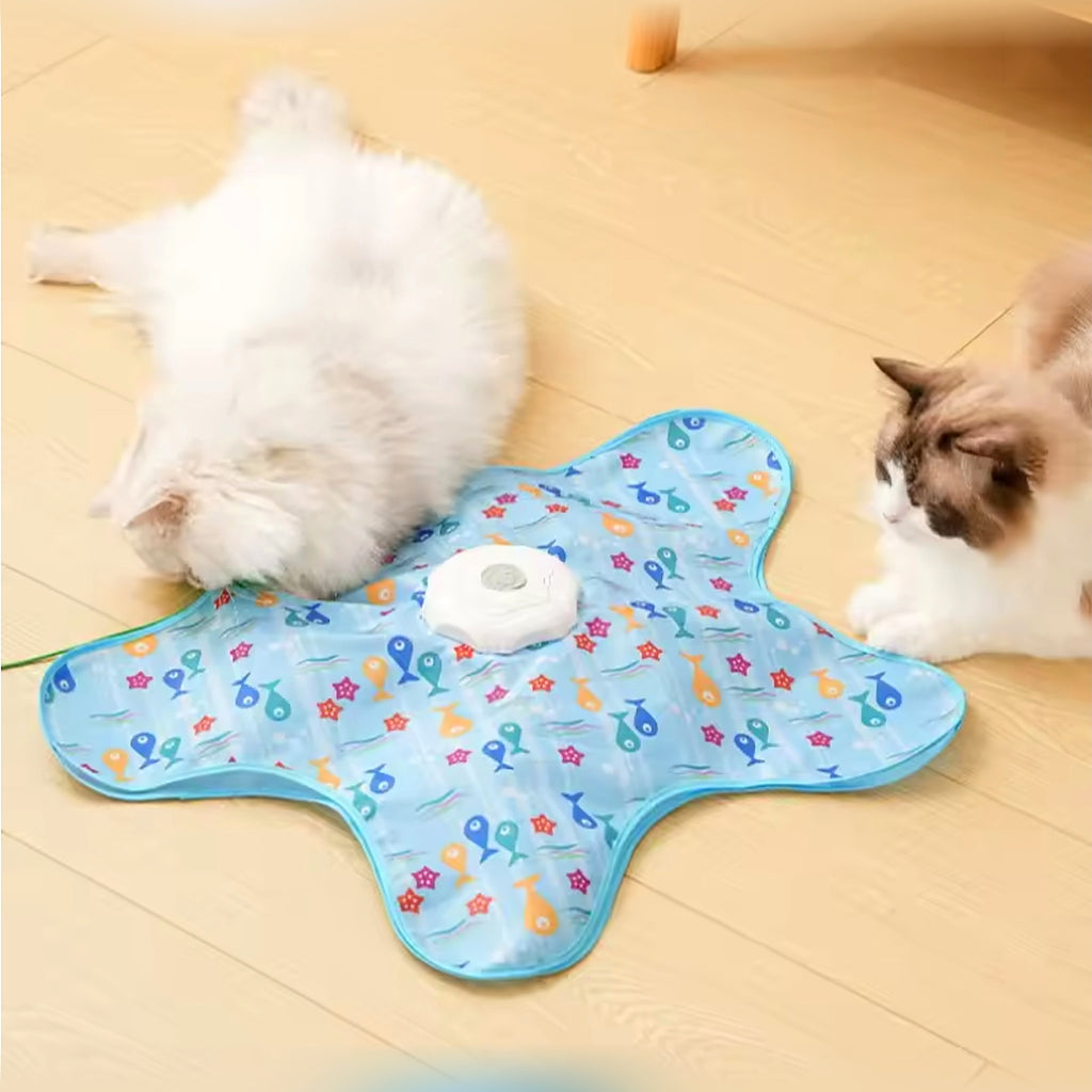 Jouet automatique pour chat rechargeable USB 1200 mAh