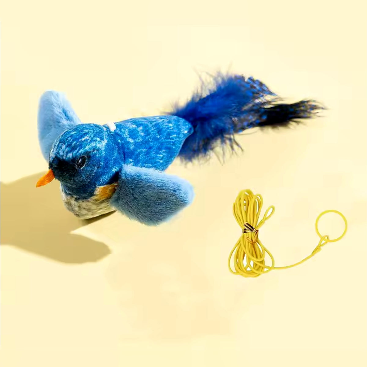 Peluche oiseau pour chaton et chat adulte – Poil & Co